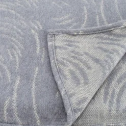 Couverture laine Mérinos très douce (180x240 cm - Gris)