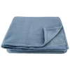 Couverture laine naturelle (240x300 cm - Bleu ciel)