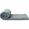 Couverture, plaid polaire, jeté de canapé 150 x 200 cm Cosy ultra doux - 100% Polyester - Gris - Vivezen