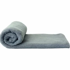 Couverture, plaid polaire, jeté de canapé 150 x 200 cm Cosy ultra doux - 100% Polyester - Gris - Vivezen