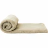 Couverture, plaid polaire, jeté de canapé 150 x 200 cm Cosy ultra doux - 100% Polyester - Beige - Vivezen