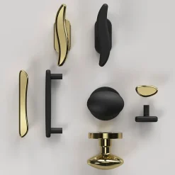 Crémone de fenêtre Armel aluminium noir L.11cm GoodHome