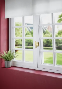 Crémone de fenêtre Armel aluminium doré brillant L.11cm GoodHome