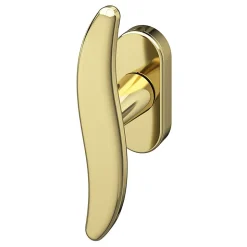 Crémone de fenêtre Armel aluminium doré brillant L.11cm GoodHome
