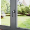 Crémone de fenêtre Govlin aluminium noir anthracite L.13cm GoodHome