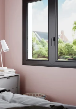 Crémone de fenêtre Minzh aluminium noir L.12cm GoodHome