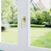 Crémone de fenêtre Minzh aluminium doré satin L.12cm GoodHome
