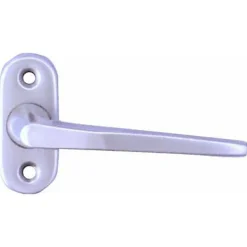 Crémone fenêtre 1/2 baton aluminium argent