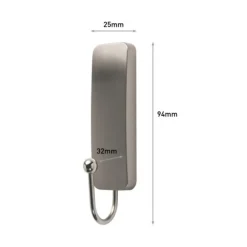 Crochet adhésif métal moyen Command 3M
