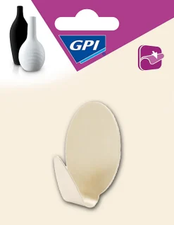 Crochet rond GPI métal inox Plastique