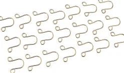 CROCHETS LYRES DORES - LOT DE 28
