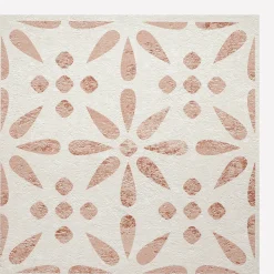 Dalle adhésive murale Wall Tiles DC FIX Carreaux de ciment fleurs vintage L.30,5 x l.30,5 cm vendue par 6 pièces