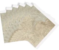 Dalle adhésive murale Wall Tiles DC FIX Carreaux de ciment effet ardoise clair L.30,5 x l.30,5 cm vendue par 6 pièces