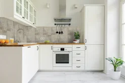 Dalle adhésive murale Wall Tiles DC FIX Carreaux de ciment effet ardoise clair L.30,5 x l.30,5 cm vendue par 6 pièces