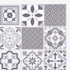 Dalle adhésive murale Wall Tiles DC FIX Carreaux de ciment style oriental L.30,5 x l.30,5 cm vendue par 6 pièces