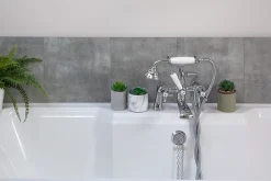 Dalle adhésive murale Wall Tiles DC FIX Carreaux de ciment effet béton L.30,5 x l.30,5 cm vendue par 6 pièces