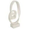 Déco à poser Louan H.45cm résine blanc - Atmosphera