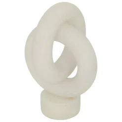 Déco à poser Louan H.30,5cm résine blanc - Atmosphera