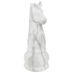 Déco à poser pièces d'échec Olen gris H26,5cm- Multicolore- Atmosphera
