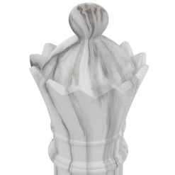 Déco à poser pièces d'échec Olen gris H26,5cm- Multicolore- Atmosphera