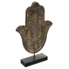 Déco main fatma Oasis - métal - doré - 24x37 cm - Atmosphera