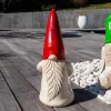 Déco moderne gnome jardin 50 cm rouge