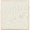 Déco mural 3D Hateya blanc 80x80cm - Atmosphera