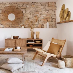Déco murale Alexa - métal - doré - 99x71 cm - Atmosphera