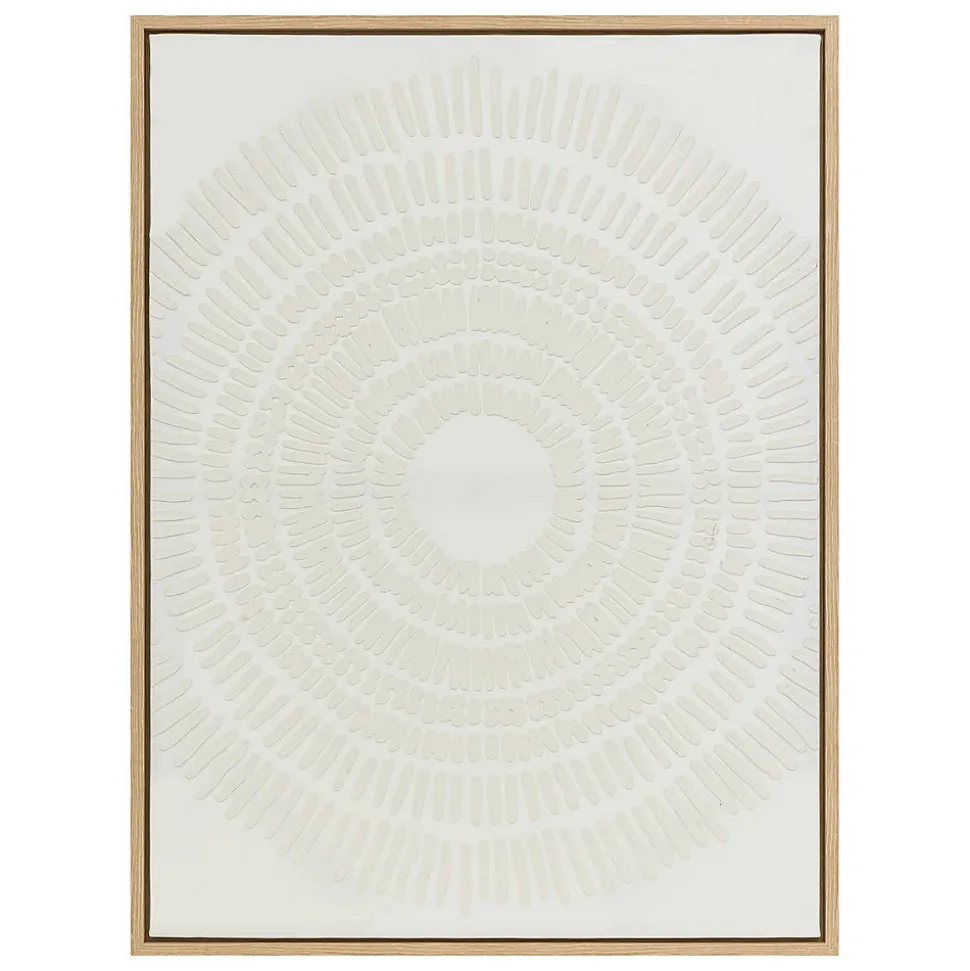 Déco murale 3D Angeli blanc 60x80cm - Atmosphera