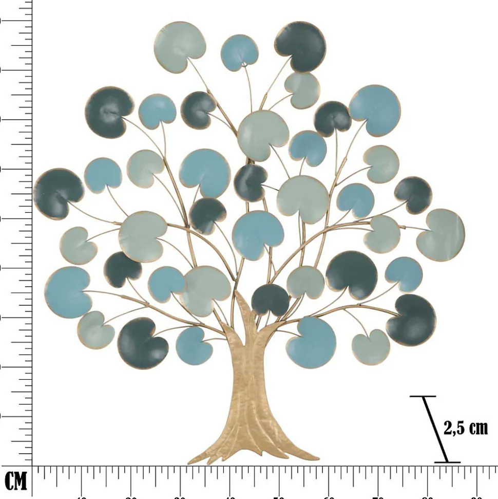 Décoration murale Arbre en métal Apple 89x2.5x90 cm