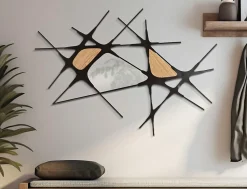 Décoration murale avec miroir Absy 114x2x80 cm