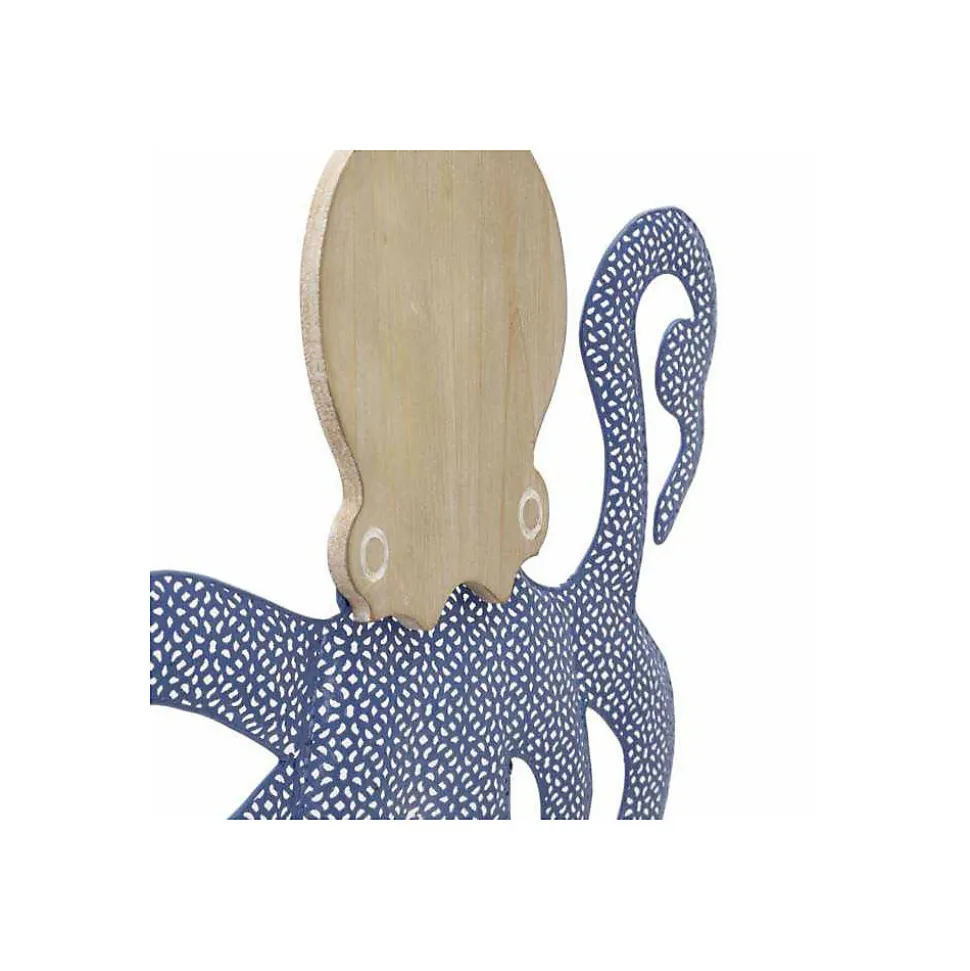 Décoration murale en mdf et métal Octopus 41x1.5x57 cm