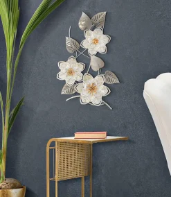 Décoration murale en métal Artic 39x5.5x67.5 cm