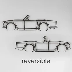 DÉCORATION MURALE EN MÉTAL - Logo de voiture - Marque emblématique britannique
