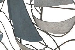 Décoration murale en métal Sea 114.5x3.5x62.5 cm