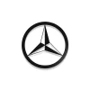 DÉCORATION MURALE EN MÉTAL - Logo de voiture - Marque emblématique allemande