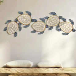 Décoration murale en métal Tartarughe 111.5x6.3x43 cm