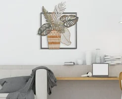 Décoration murale en métal Vaso 54x6.4x62.9 cm