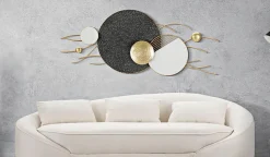 Décoration murale en métal Boly 129.5x8.3x53.3 cm