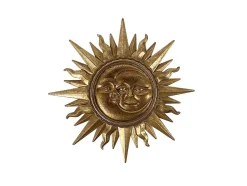 Décoration murale ex-voto soleil doré satiné Emde