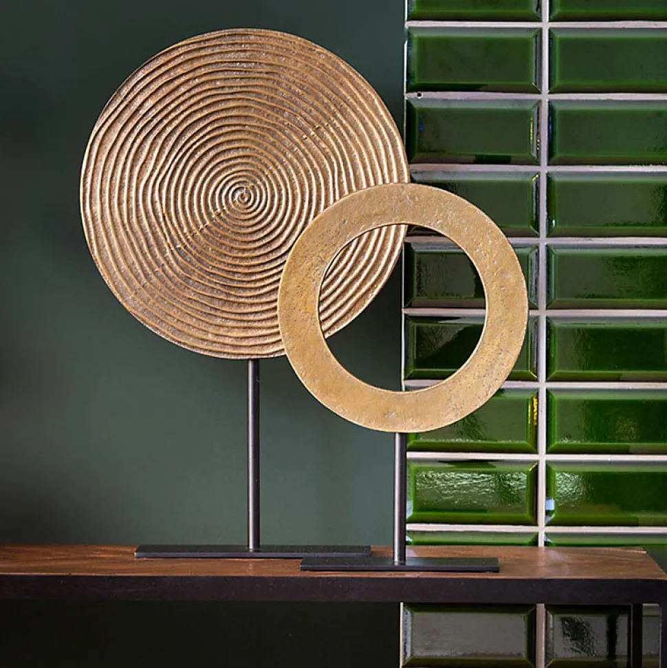 Décoration Rawas métal bronze noir 35x10x56cm