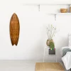 DECLINA, planche surf decorative, impression sur alu-dibond, deco murale, Planche de surf murale Waimea Bay, 100x30 cm
