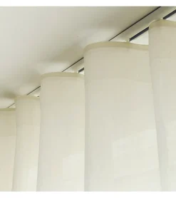 DECORAIL - Tringle Rail Rideau Discret 2 m - Aluminium