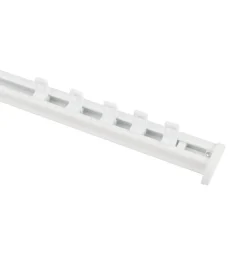 DECORAIL - Tringle Rail Rideau Discret 1 m - Aluminium
