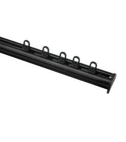 DECORAIL - Tringle Rail Rideau Discret 1 m - Aluminium