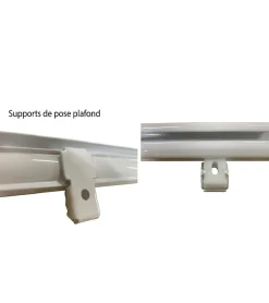 DECORAIL - Tringle Rail Rideau Discret 1.5 m - Aluminium