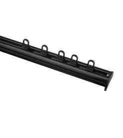 DECORAIL - Tringle Rail Rideau Discret 4.5 m - Aluminium