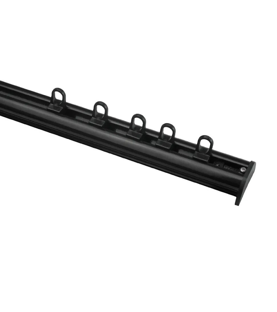 DECORAIL - Tringle Rail Rideau Discret 4.5 m - Aluminium