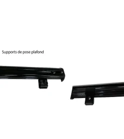 DECORAIL - Tringle Rail Rideau Discret 1.5 m - Aluminium