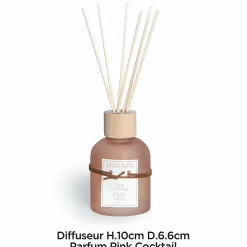 Diffuseur de parfum Elixir pink cocktail 100ml JBY creation